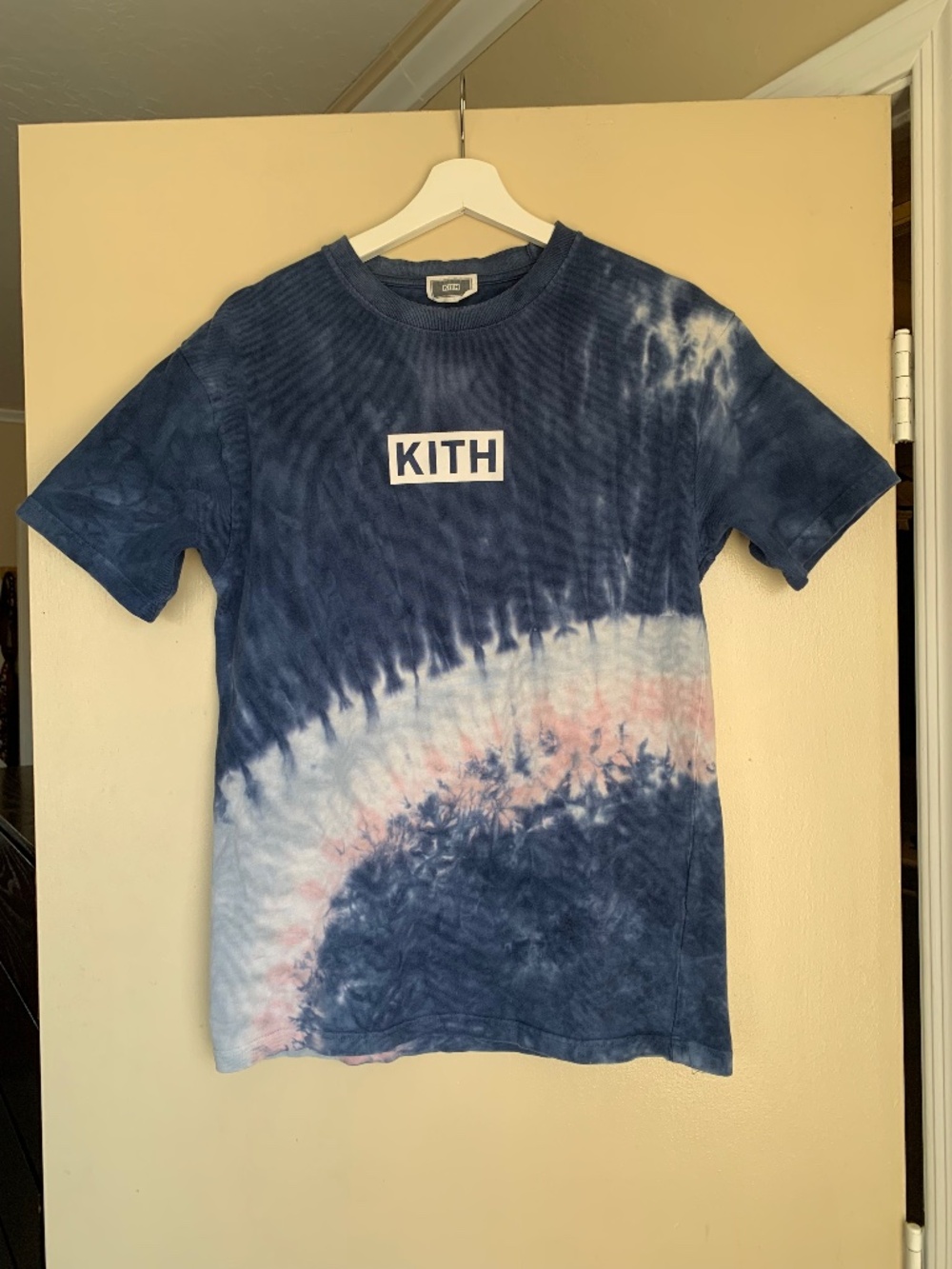 Kith Blue Tie Dye T- shirt 100% Cotton Sz. XS Tee